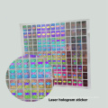 Custom 3D rainbow laser hologram label holographic security sticker for seal packaging